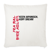 Jeh mal Bier holen! - Sofakissen mit Füllung (45 x 45 cm) - Naturweiß