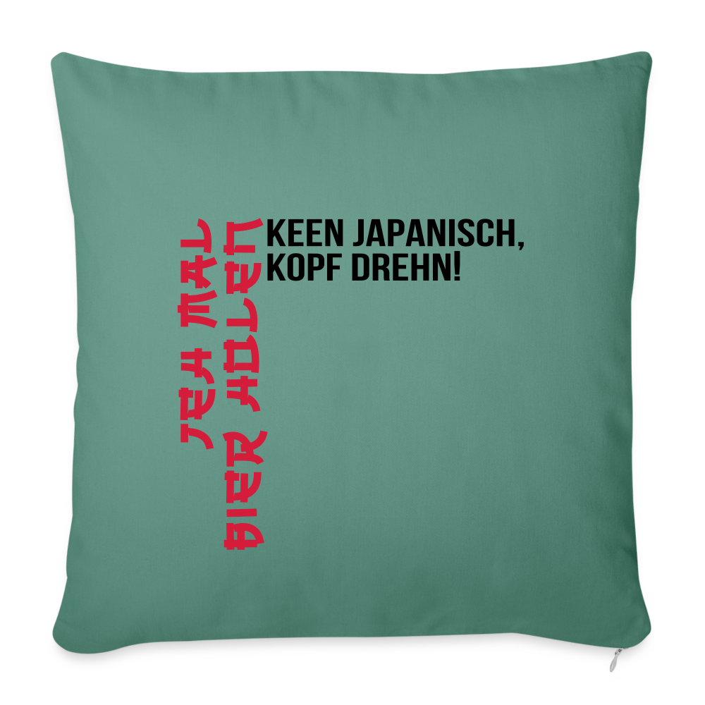 Jeh mal Bier holen! - Sofakissen mit Füllung (45 x 45 cm) - Tanngrün