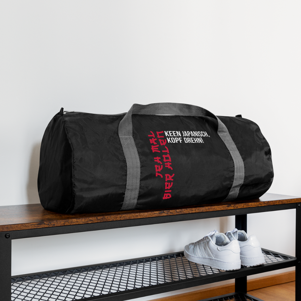 Jeh mal Bier holen! - Sporttasche - Schwarz