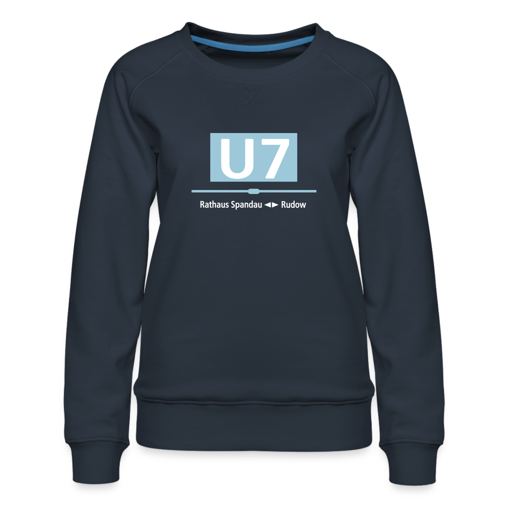 U7 - Frauen Premium Sweatshirt - Navy