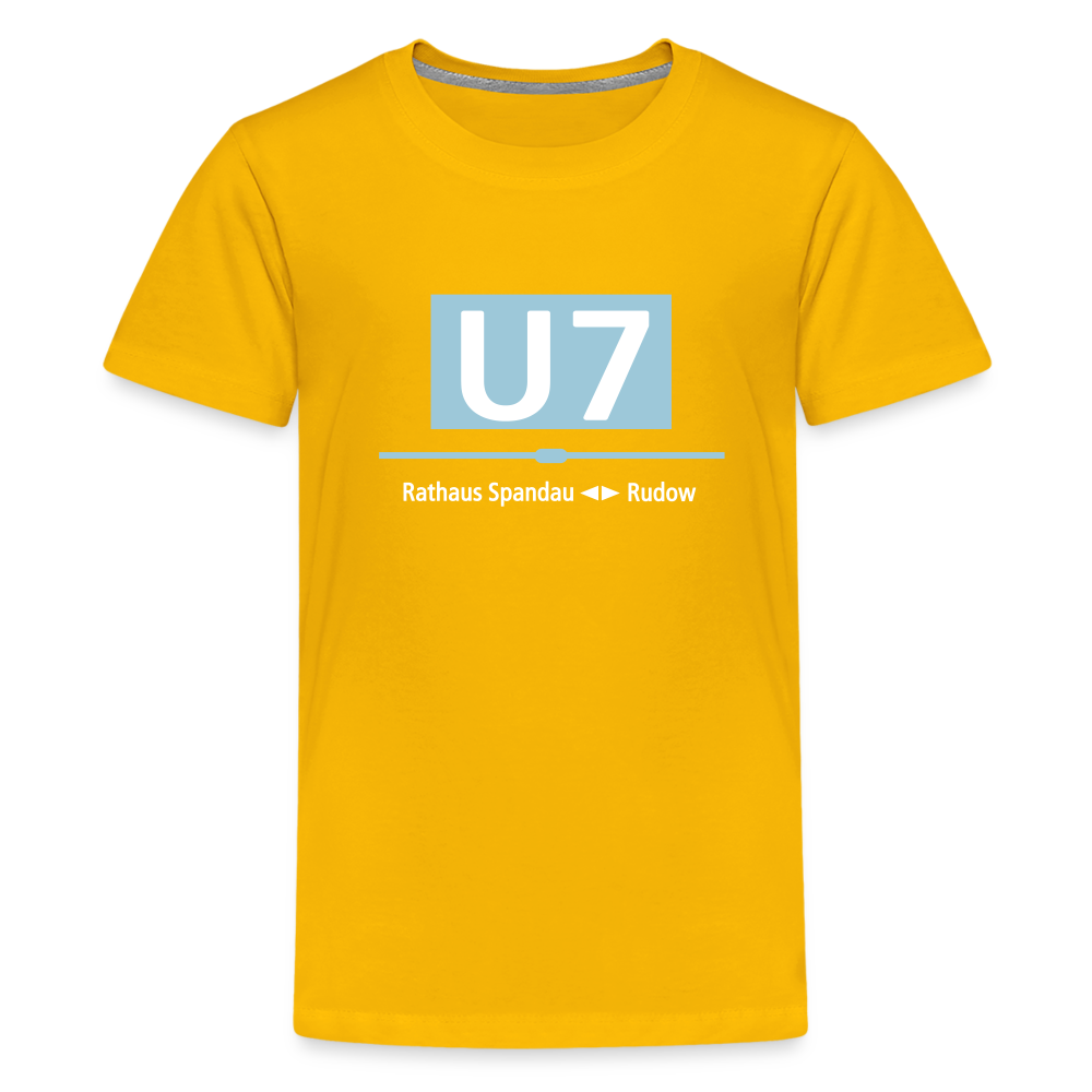 U7 - Teenager Premium T-Shirt - Sonnengelb