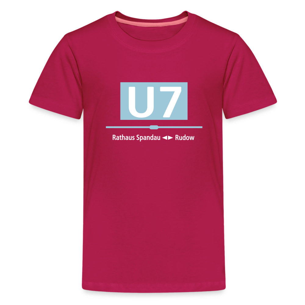 U7 - Teenager Premium T-Shirt - dunkles Pink