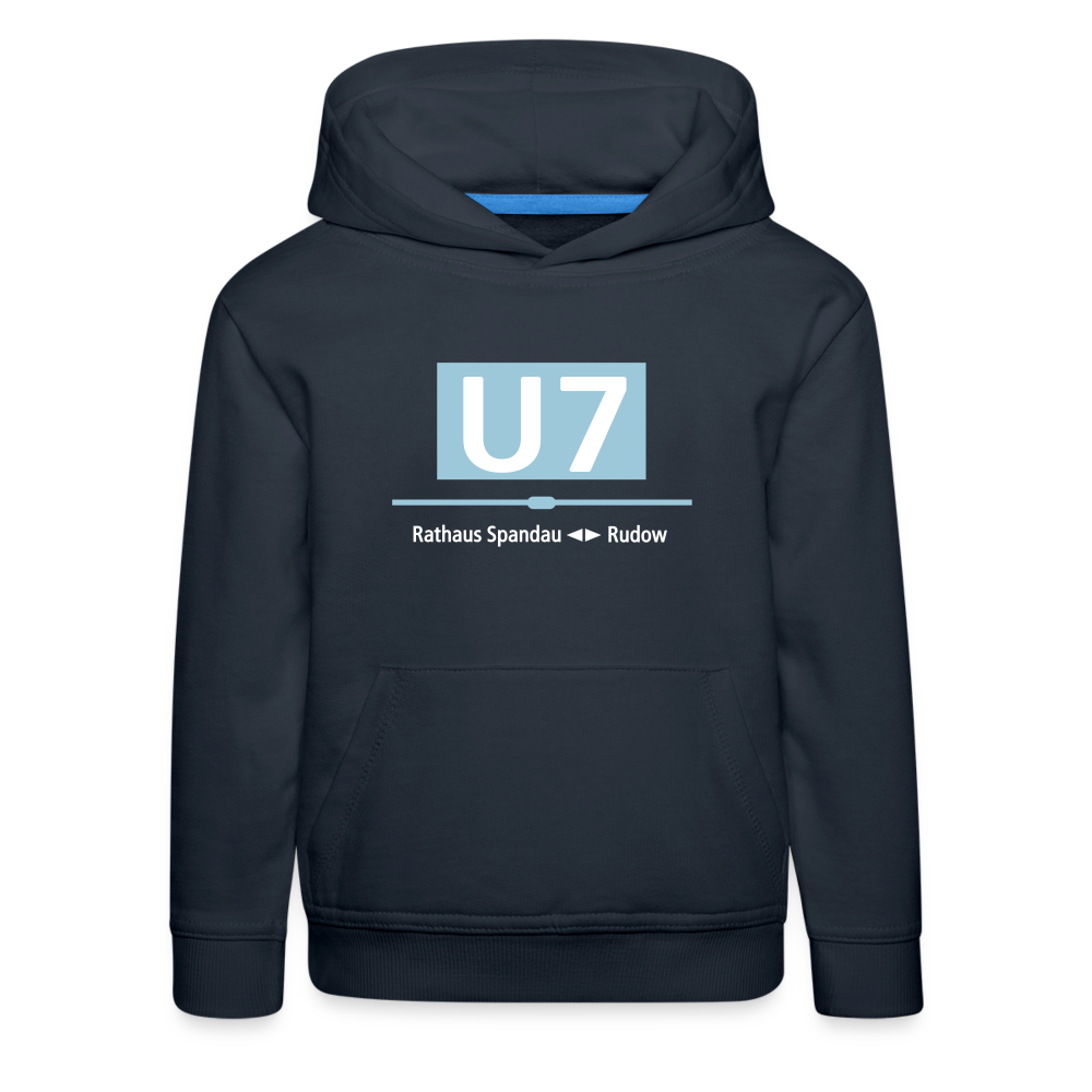 U7 - Kinder Premium Hoodie - Navy