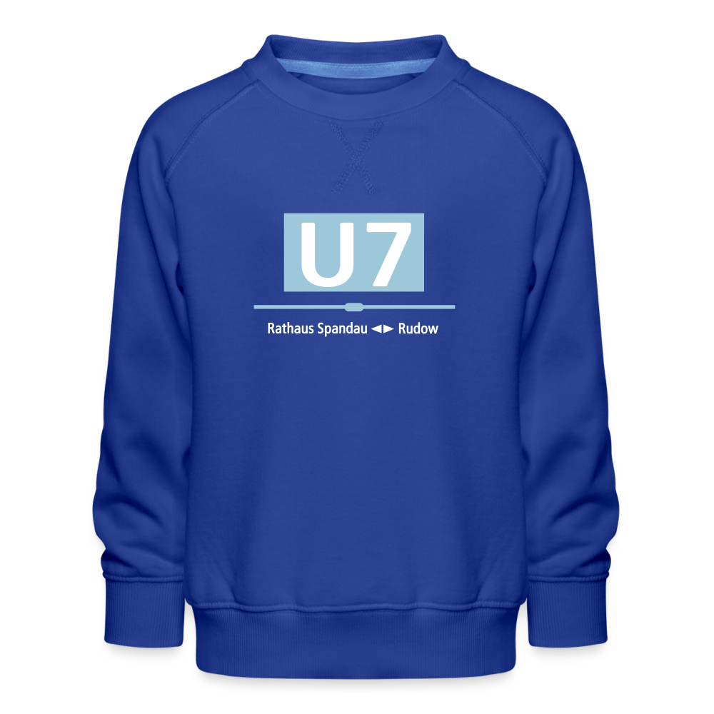 U7 - Kinder Premium Sweatshirt - Royalblau