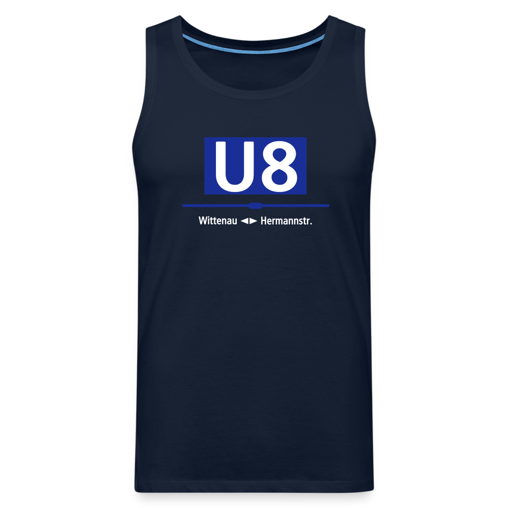 U8 - Männer Premium Tank Top - Navy