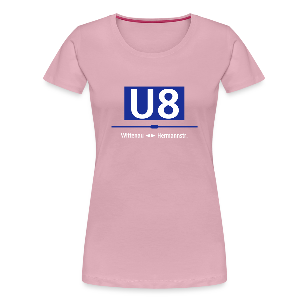 U8 - Frauen Premium T-Shirt - Hellrosa