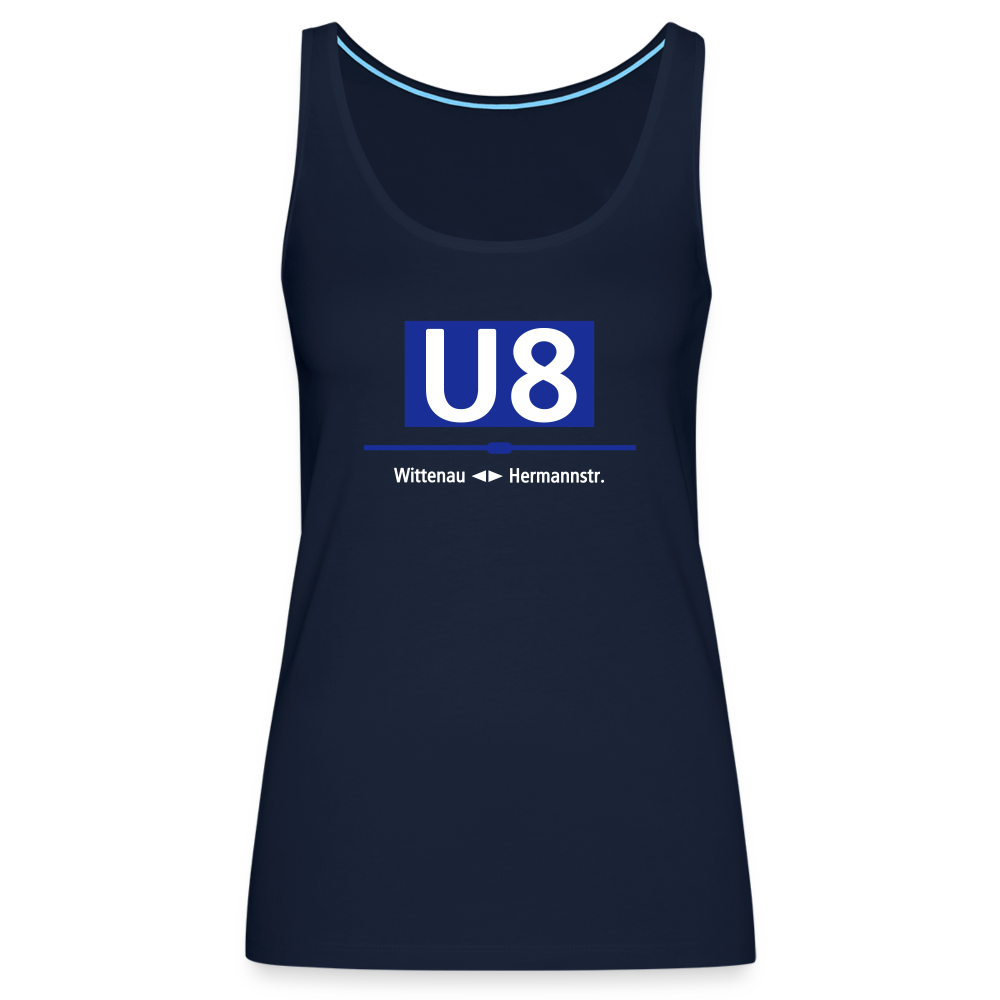 U8 - Frauen Premium Tank Top - Navy