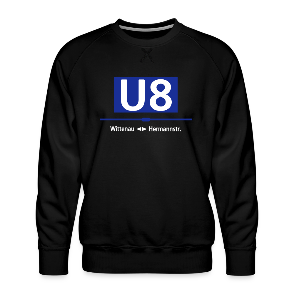 U8 - Männer Premium Sweatshirt - Schwarz