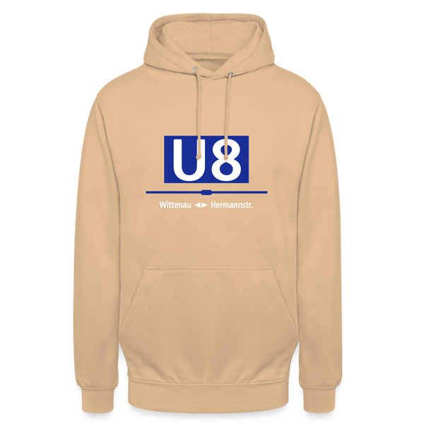 U8 - Unisex Hoodie - Beige