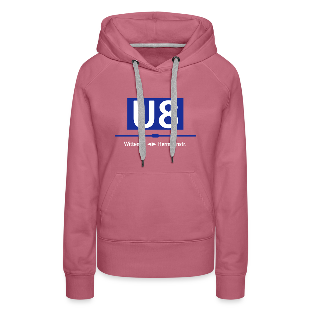 U8 - Frauen Premium Hoodie - Malve