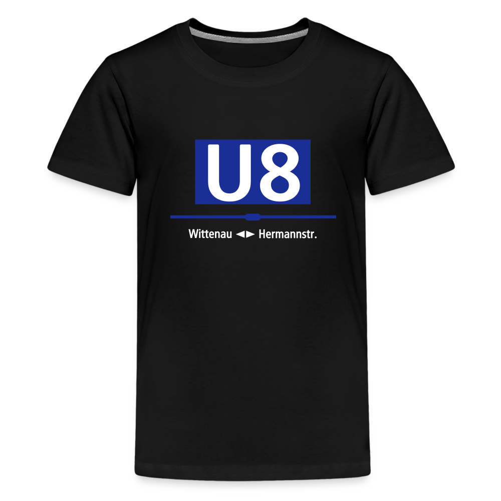 U8 - Teenager Premium T-Shirt - Schwarz