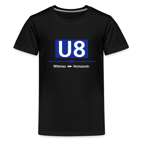 U8 - Teenager Premium T-Shirt - Schwarz