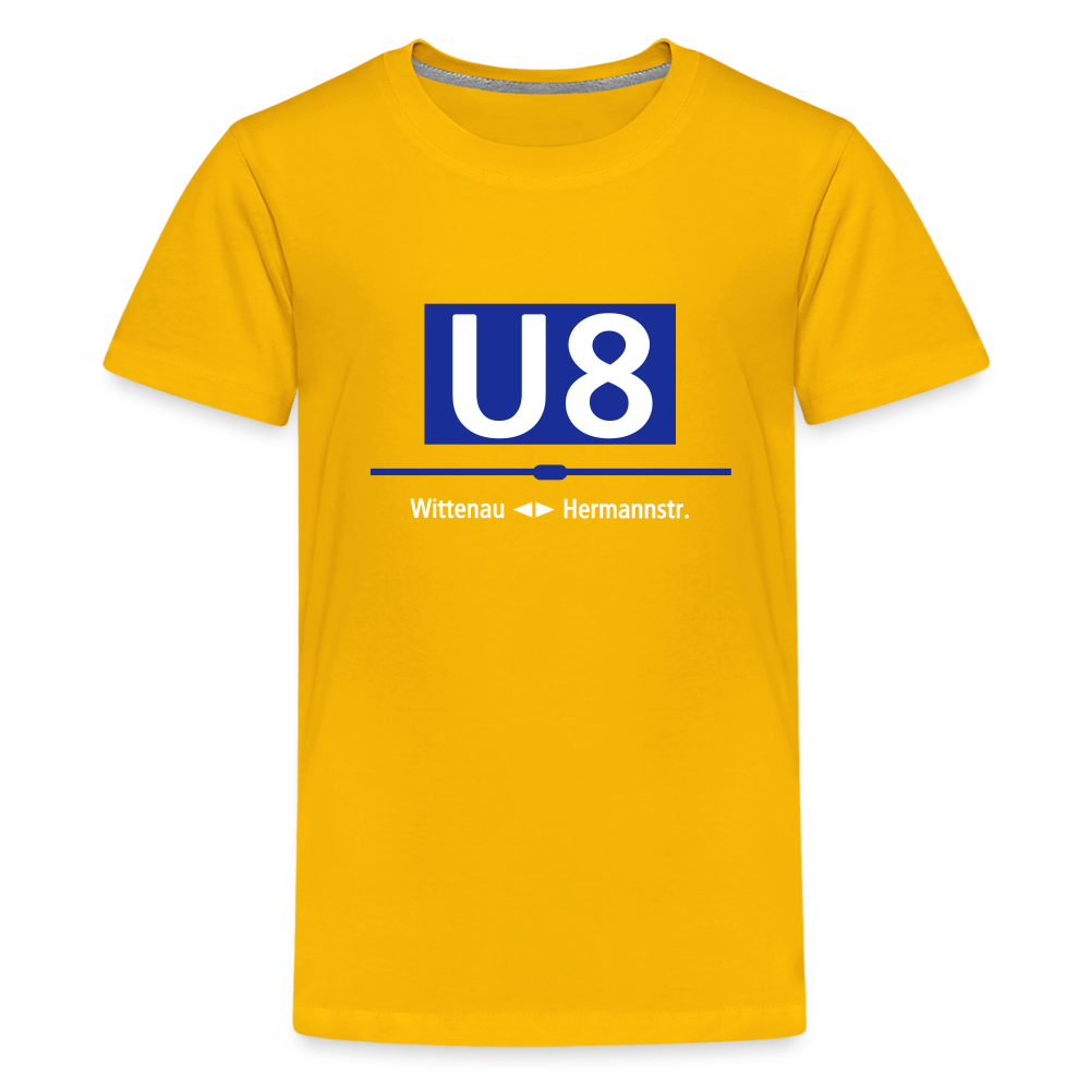 U8 - Teenager Premium T-Shirt - Sonnengelb