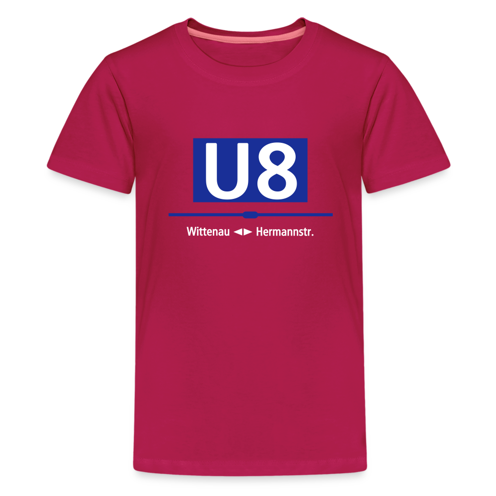 U8 - Teenager Premium T-Shirt - dunkles Pink