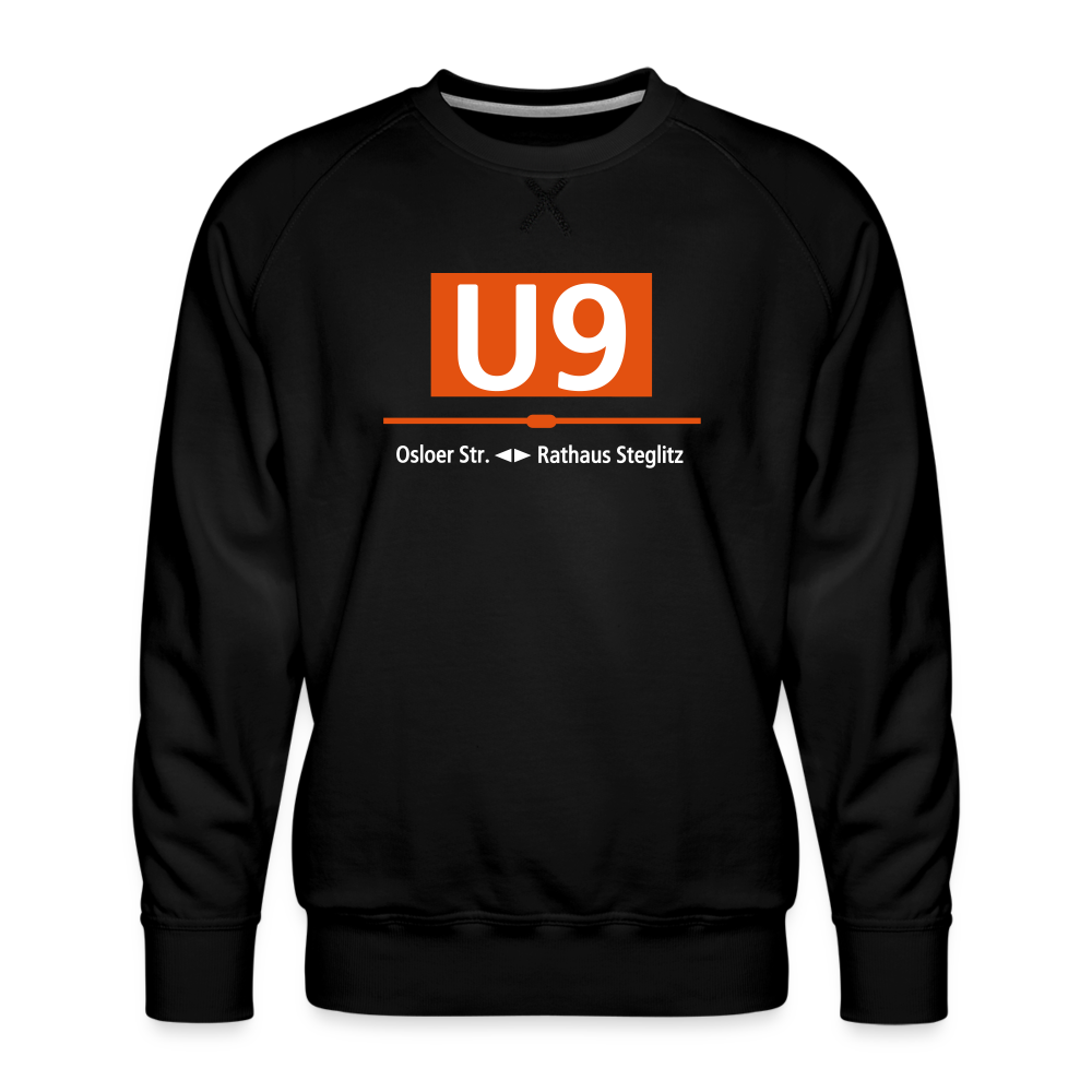 U9 - Männer Premium Sweatshirt - Schwarz