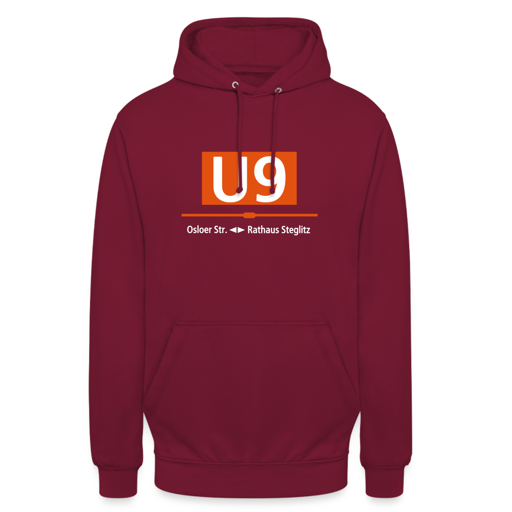 U9 - Unisex Hoodie - Bordeaux