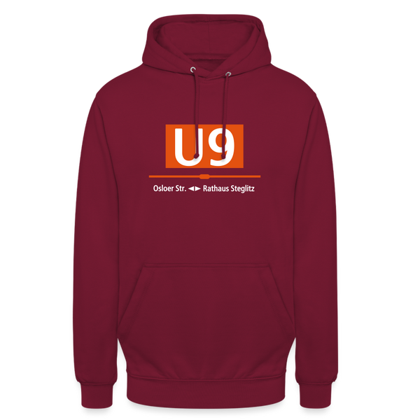 U9 - Unisex Hoodie - Bordeaux