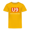 U9 - Kinder Premium T-Shirt - Sonnengelb