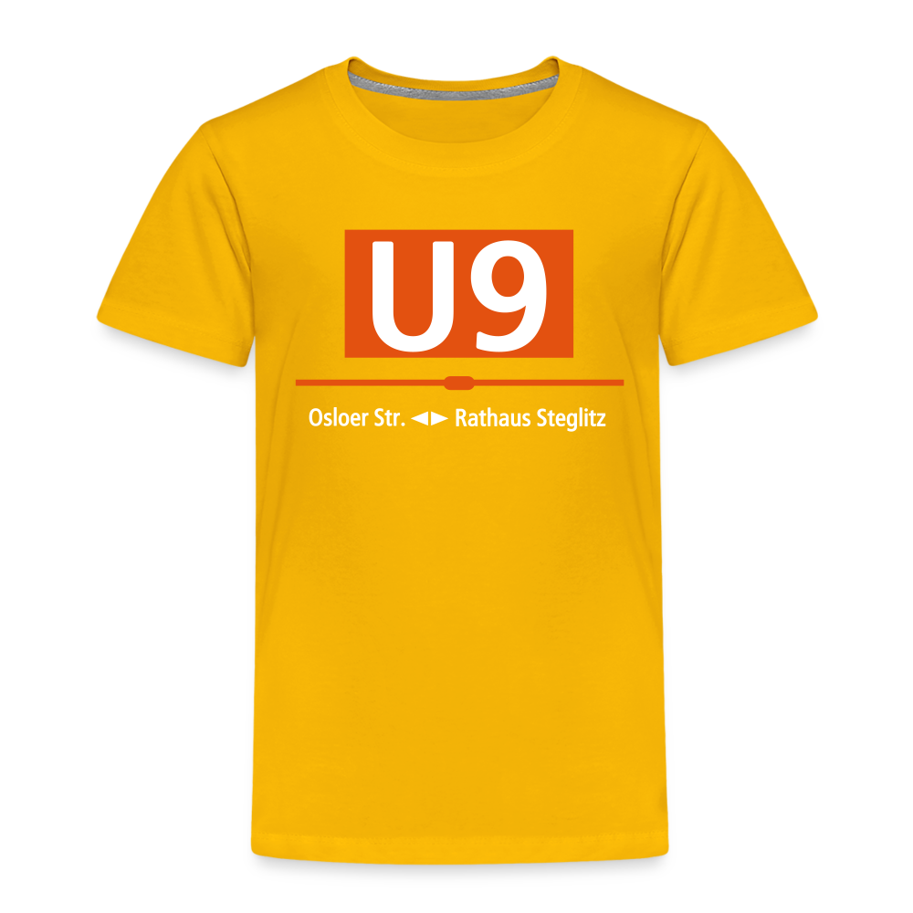 U9 - Kinder Premium T-Shirt - Sonnengelb