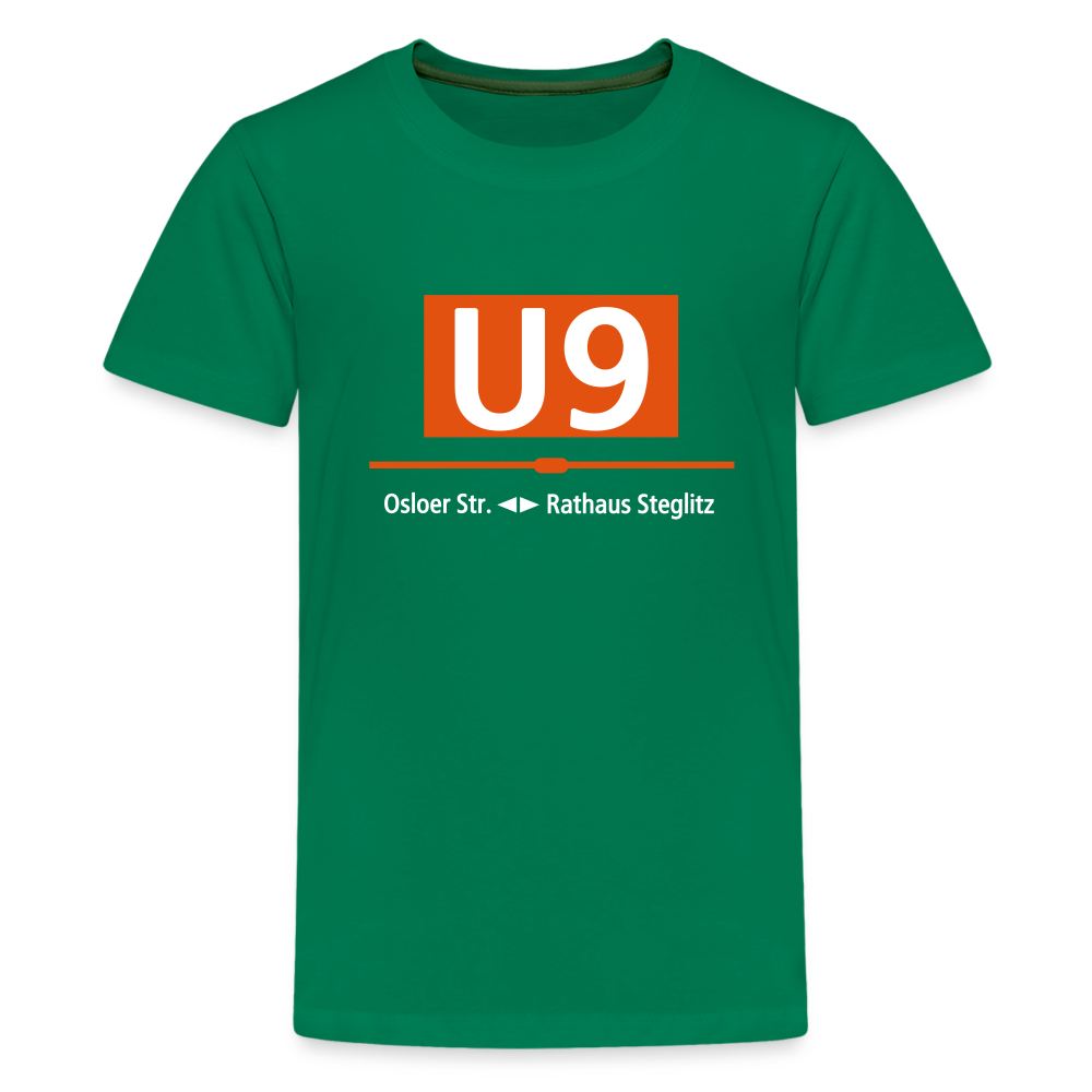 U9 - Teenager Premium T-Shirt - Kelly Green