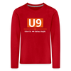 U9 - Kinder Langarmshirt - Rot