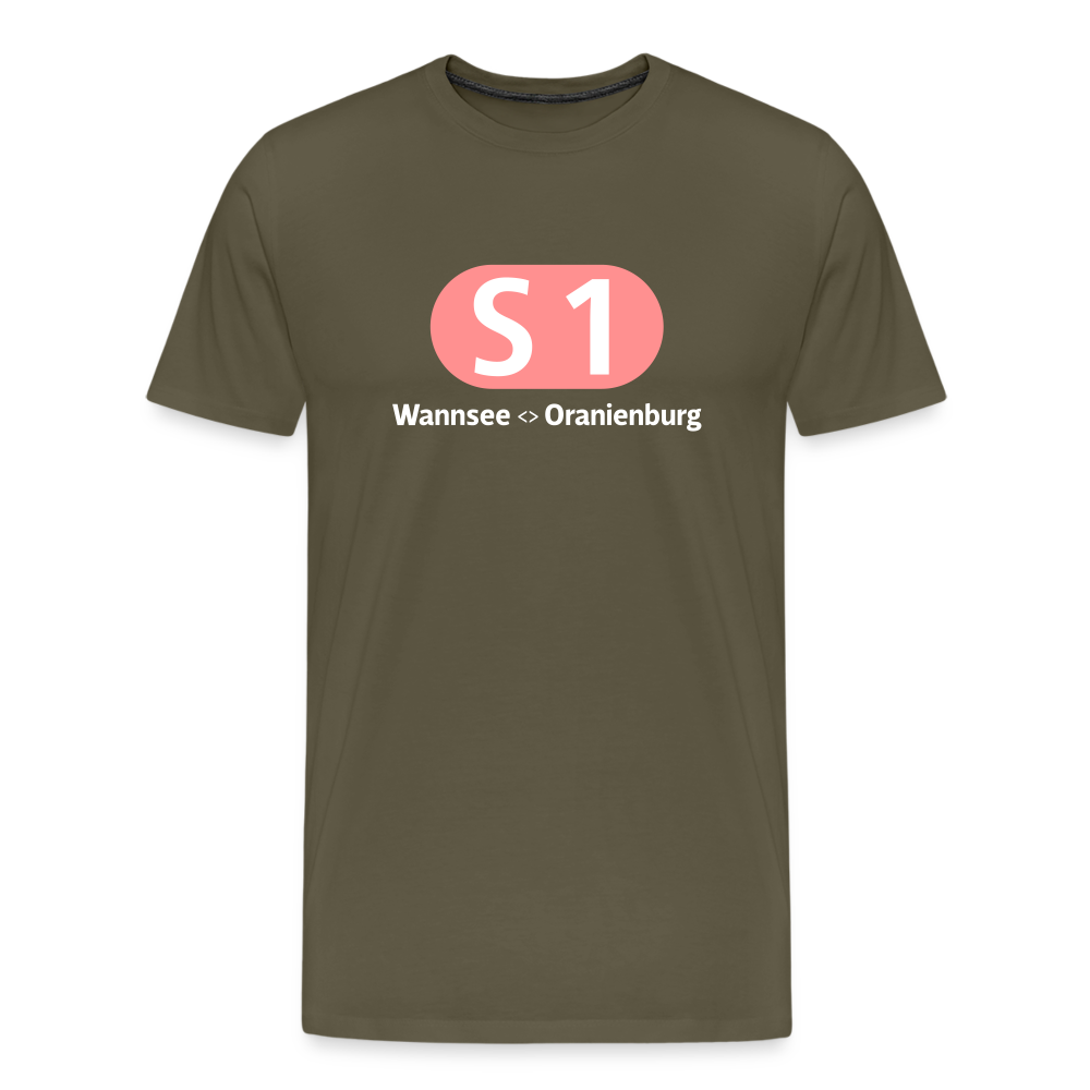 S1 - Männer Premium T-Shirt - Khaki