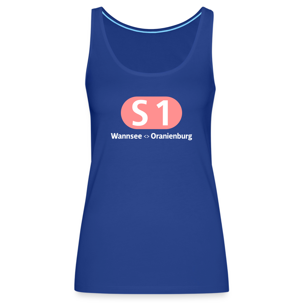 S1 - Frauen Premium Tank Top - Königsblau