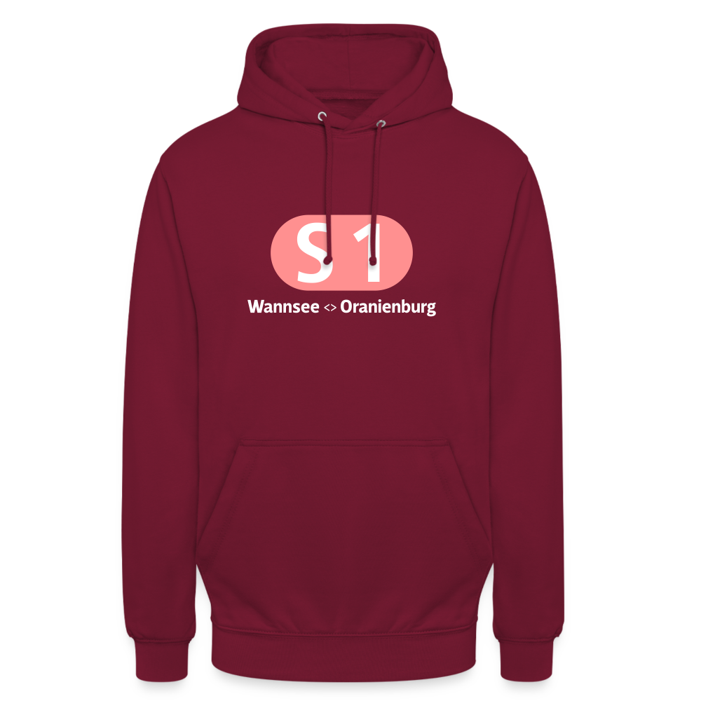 S1 - Unisex Hoodie - Bordeaux