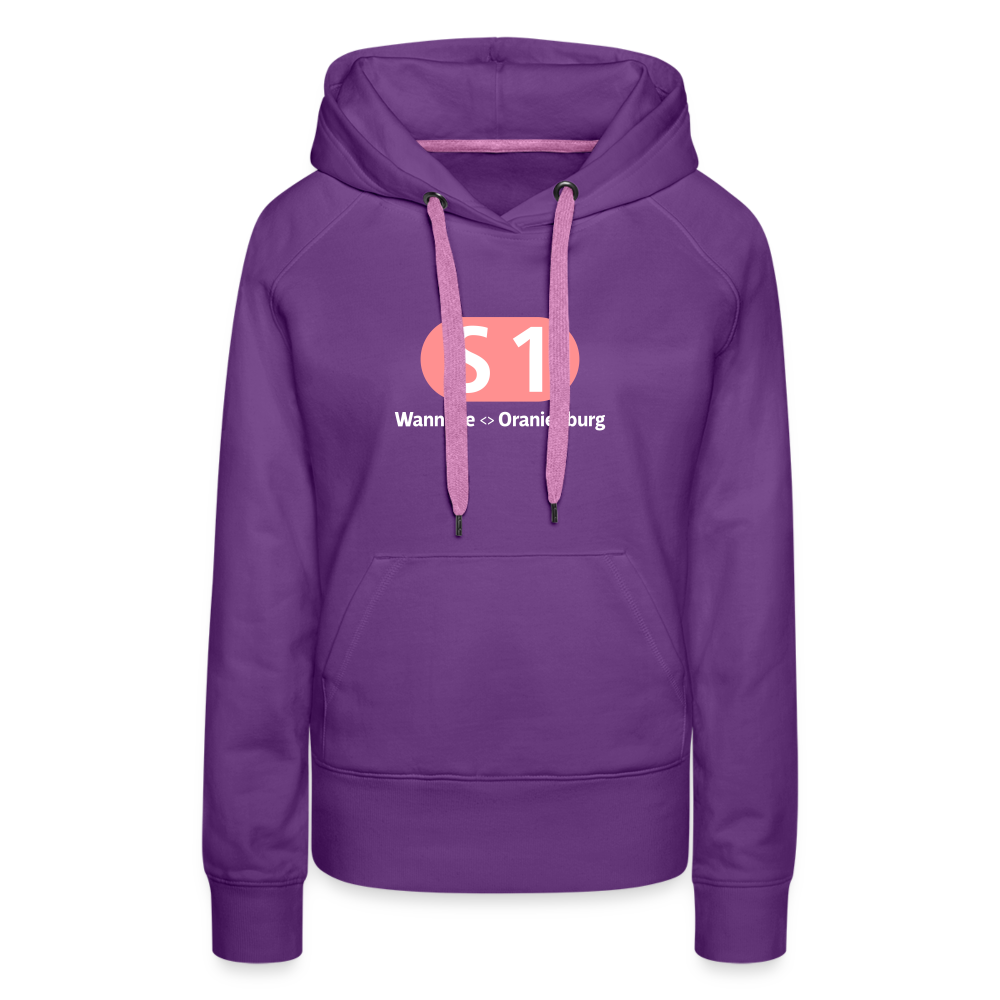 S1 - Frauen Premium Hoodie - Purple