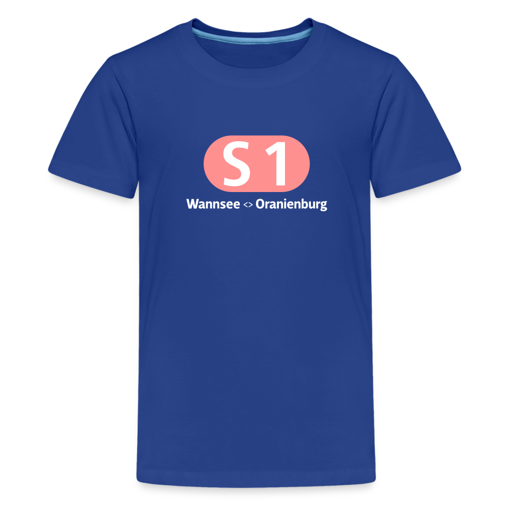 S1 - Teenager Premium T-Shirt - Königsblau