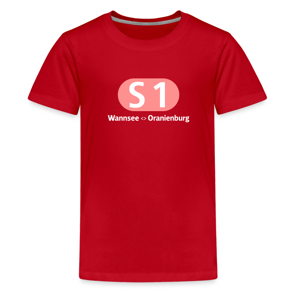 S1 - Teenager Premium T-Shirt - Rot