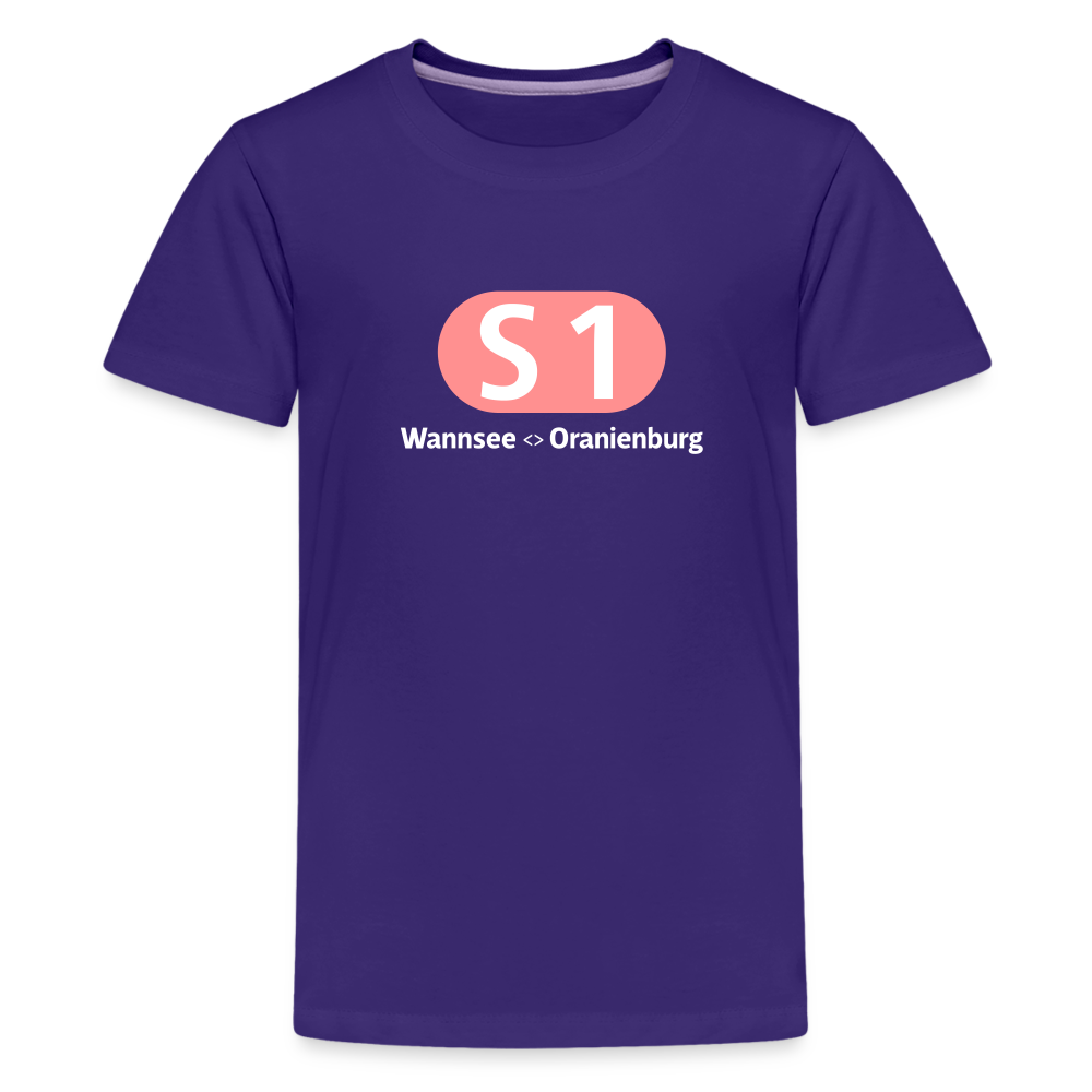 S1 - Teenager Premium T-Shirt - Lila