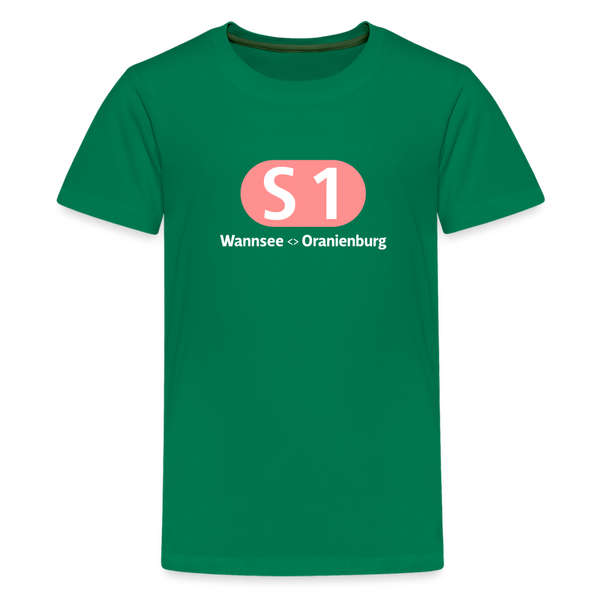 S1 - Teenager Premium T-Shirt - Kelly Green