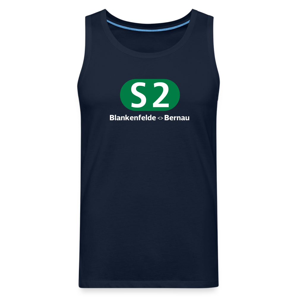 S2 - Männer Premium Tank Top - Navy