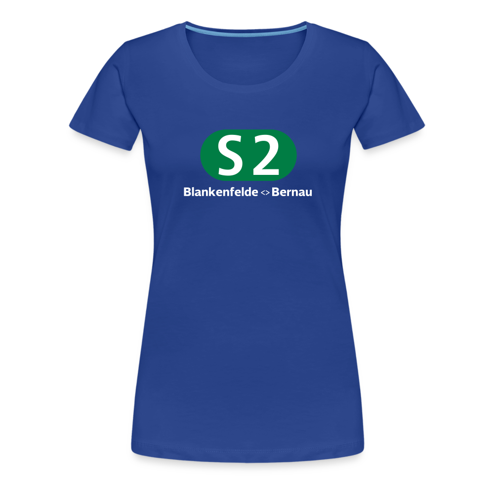 S2 - Frauen Premium T-Shirt - Königsblau