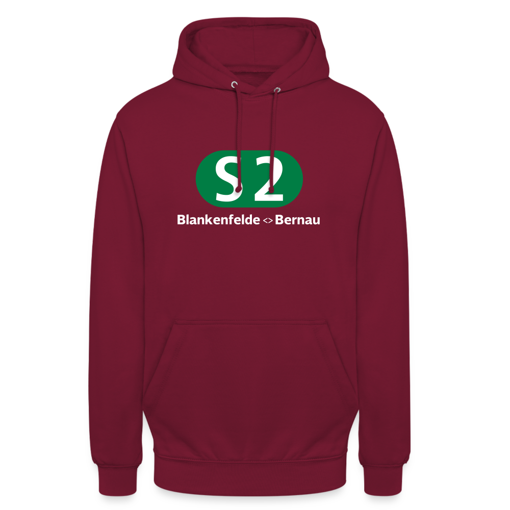 S2 - Unisex Hoodie - Bordeaux