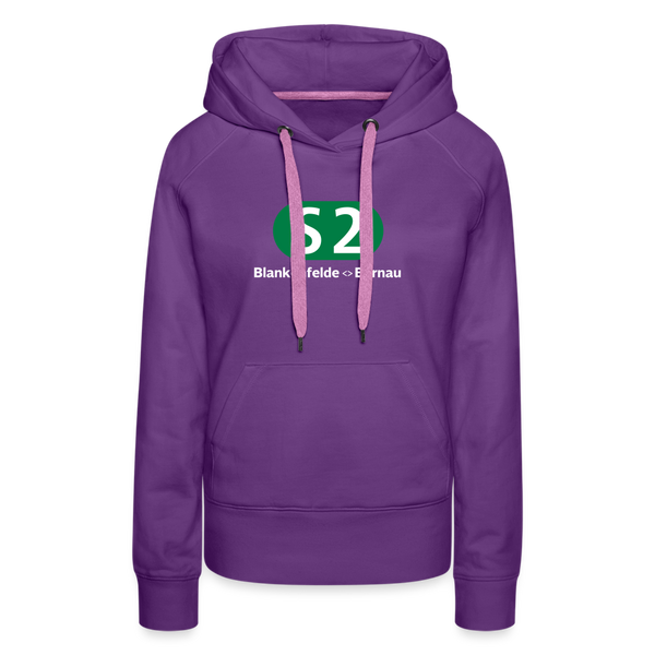 S2 - Frauen Premium Hoodie - Purple