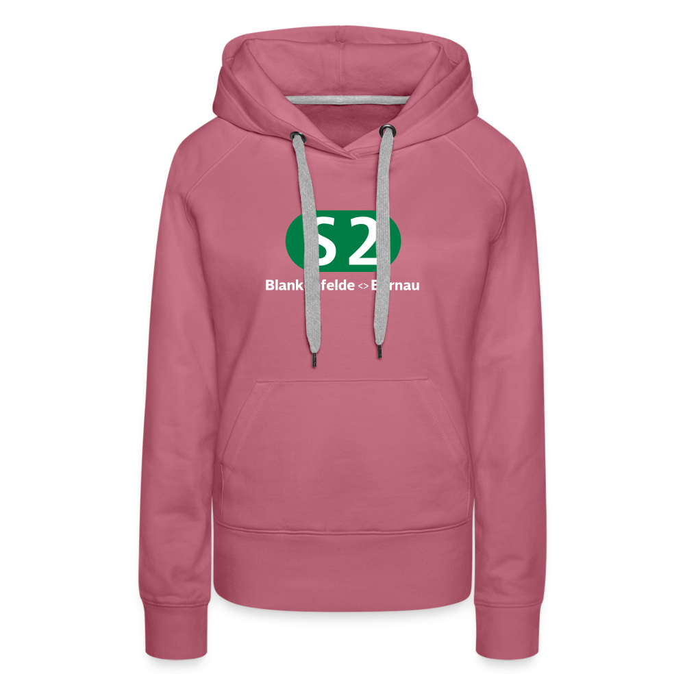 S2 - Frauen Premium Hoodie - Malve