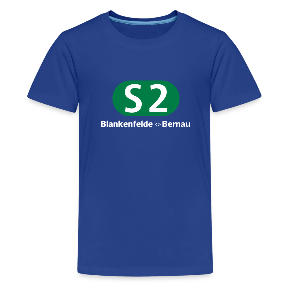 S2 - Teenager Premium T-Shirt - Königsblau