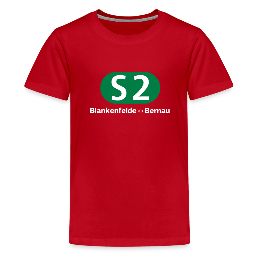 S2 - Teenager Premium T-Shirt - Rot