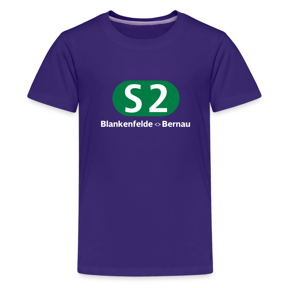 S2 - Teenager Premium T-Shirt - Lila
