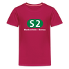S2 - Teenager Premium T-Shirt - dunkles Pink