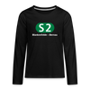 S2 - Teenager Langarmshirt - Schwarz