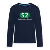 S2 - Teenager Langarmshirt - Navy