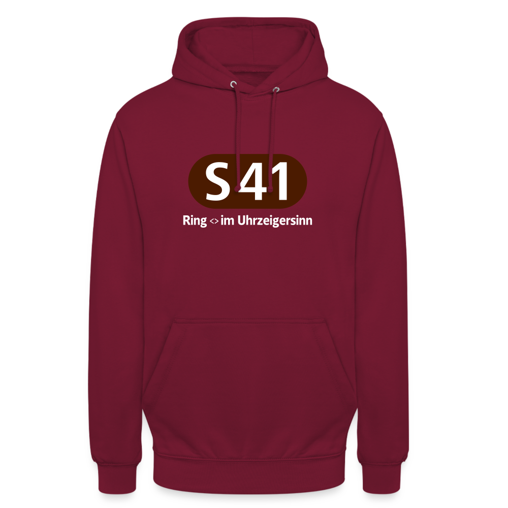 S41 - Unisex Hoodie - Bordeaux