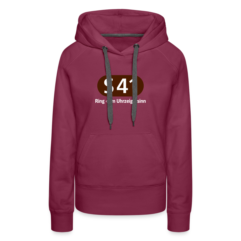 S41 - Frauen Premium Hoodie - Bordeaux
