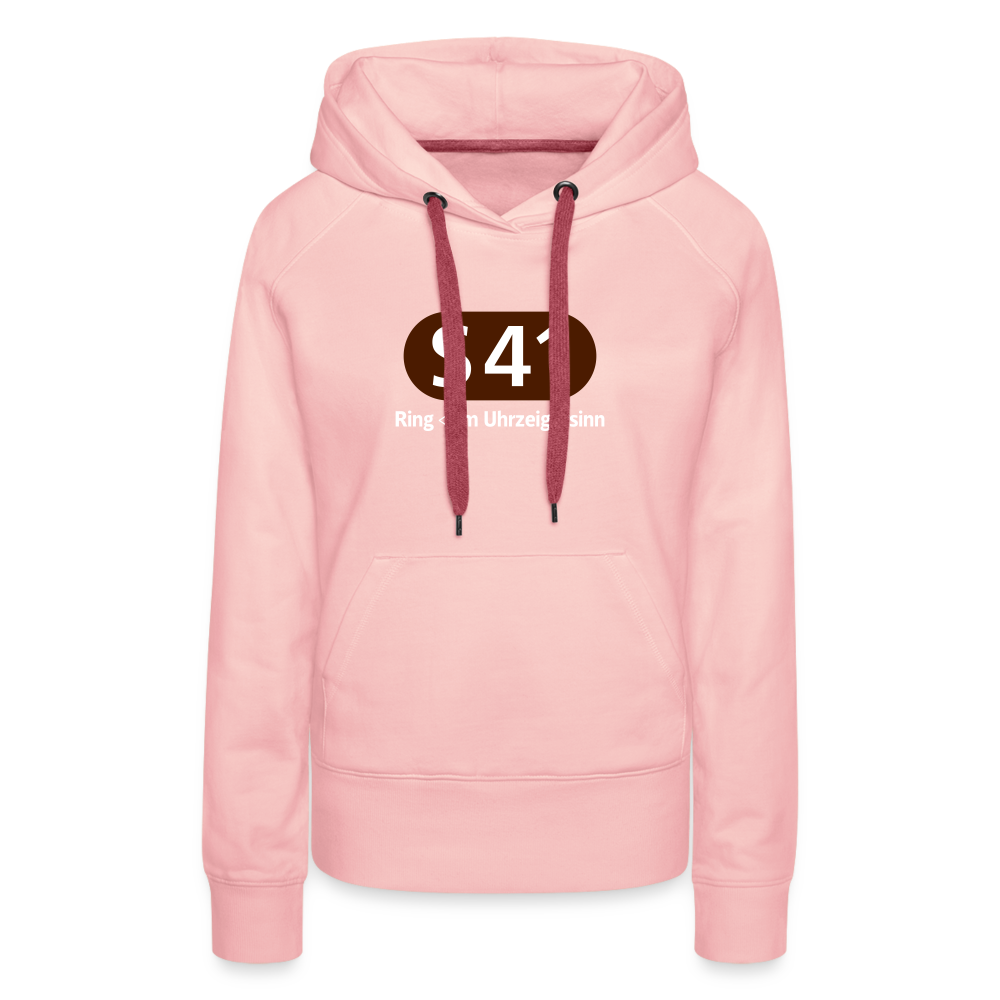 S41 - Frauen Premium Hoodie - Kristallrosa
