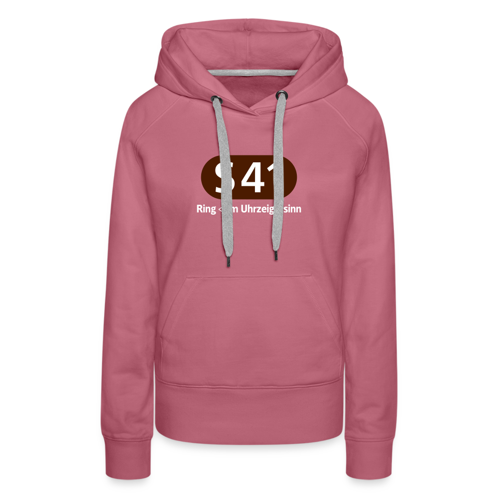 S41 - Frauen Premium Hoodie - Malve