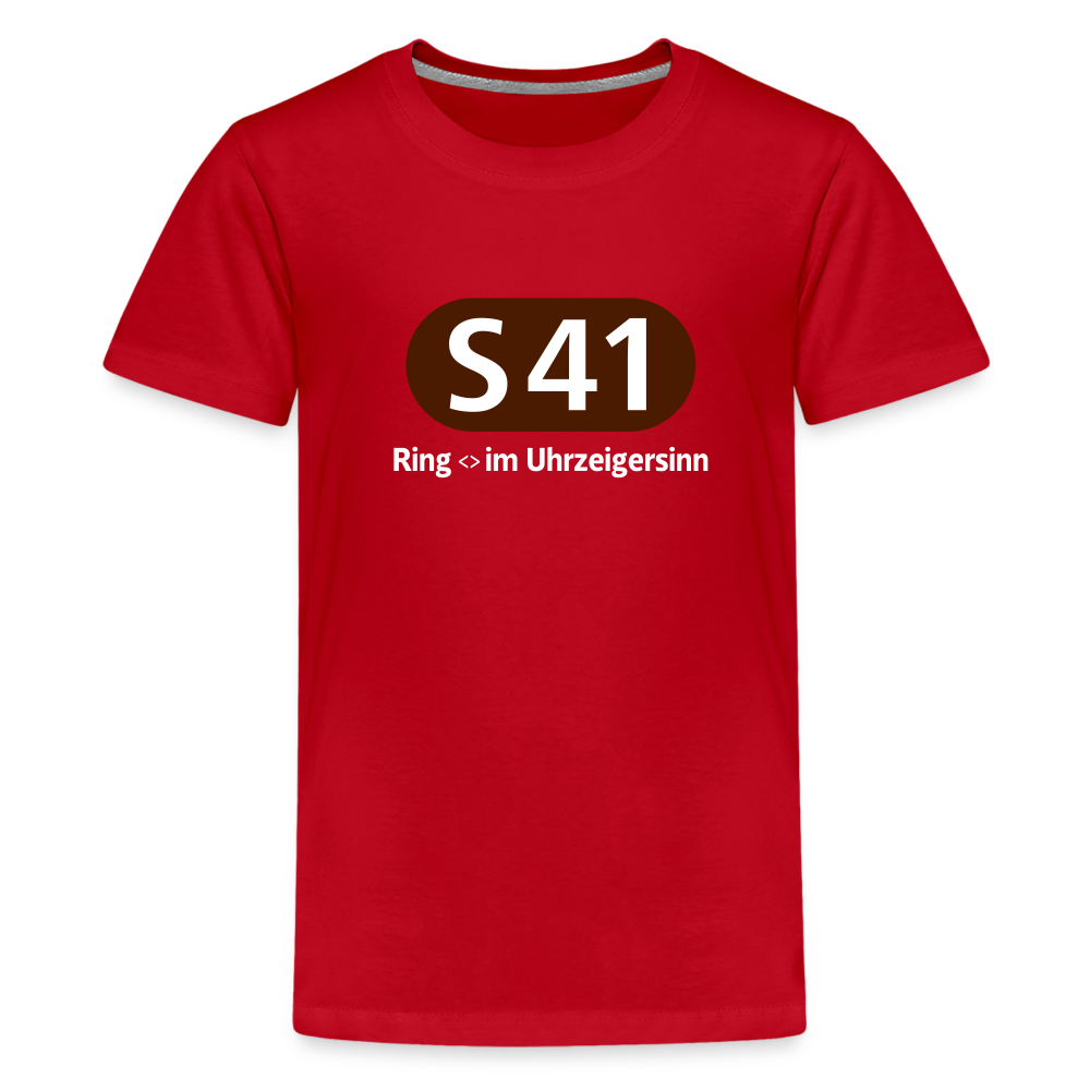 S41 - Teenager Premium T-Shirt - Rot