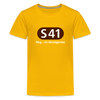 S41 - Teenager Premium T-Shirt - Sonnengelb